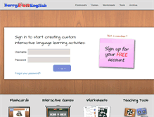 Tablet Screenshot of barryfunenglish.com
